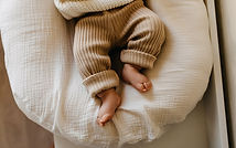 Baby in cozy outfit