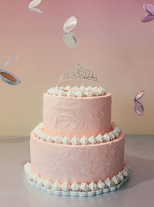 Pink Tiered Cake