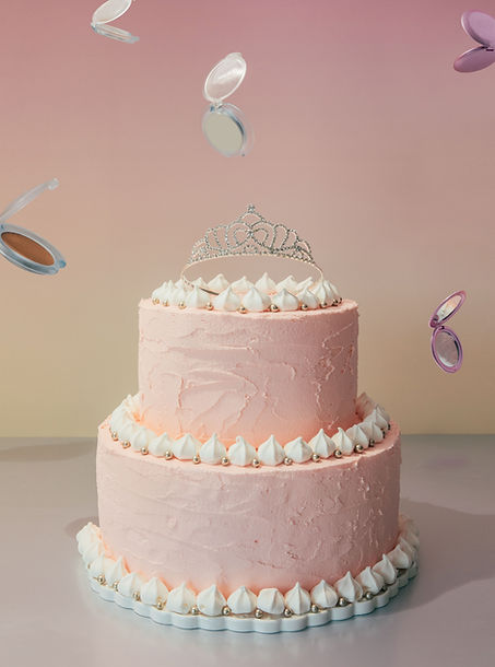 Pink Tiered Cake