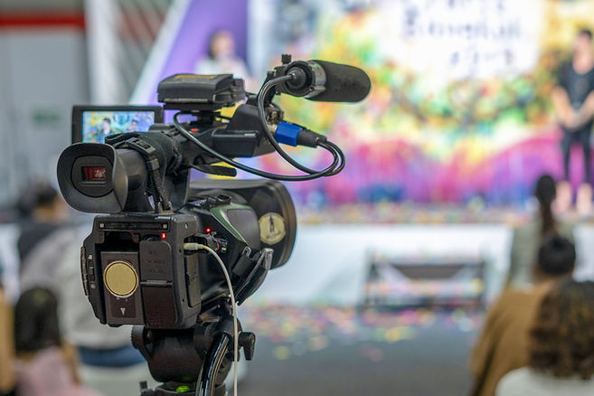 Camera for filming TV show