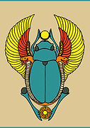 Egyptian Scarab Emblem