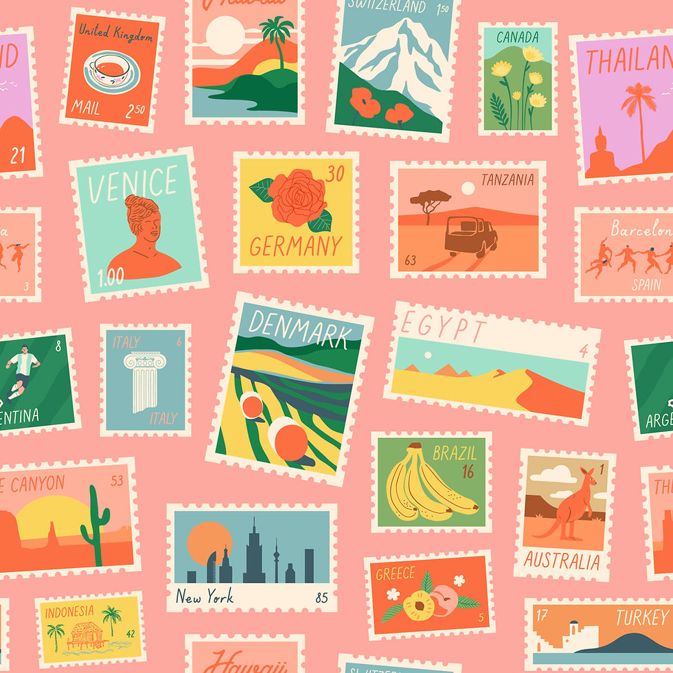 Postcards around the world