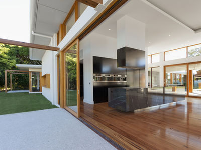 Kitchen and Living Area