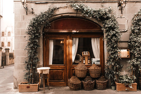 Baskets at the Entrance