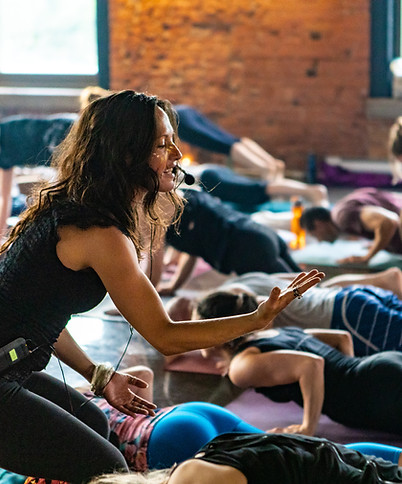 Yoga Class Scene