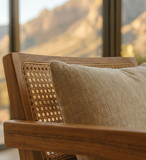 Détail de chaise en bois