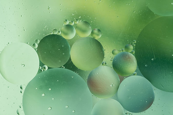 Círculos verdes abstractos