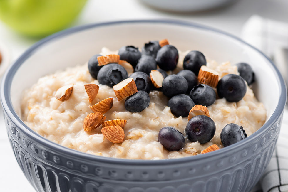 Blueberry Almond Oatmeal