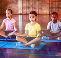 Children Practicing Yoga