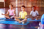 Children Meditating