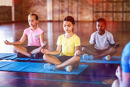 Kids Practicing Yoga
