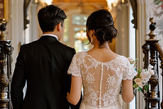 Wedding Couple Walking