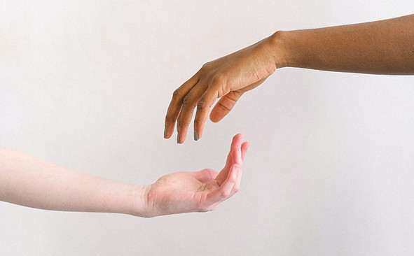 Hands Reaching Out