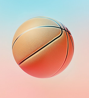 Basketball on Gradient