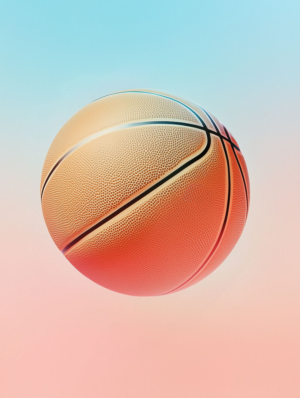 Basketball on Gradient