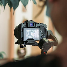 Camera on a tripod