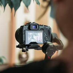 Camera on a tripod