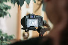 Camera on a tripod
