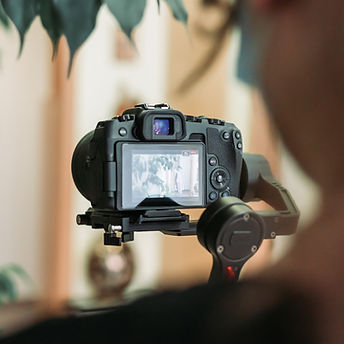 Camera on a tripod