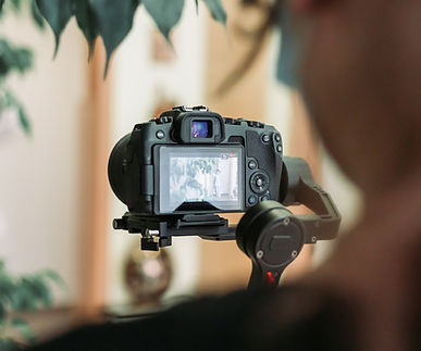 Camera on a tripod