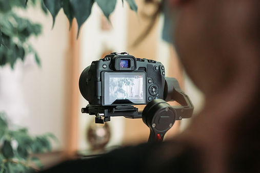 Camera on a tripod