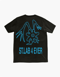 Black graphic T-shirt