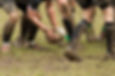 Holding a Rugby Ball