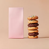 Stacked Cookies Display