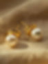 Golden Pearl Earrings