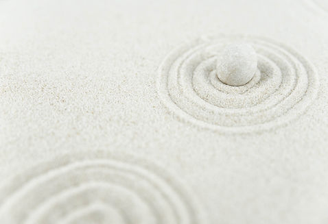 Motif d'art de sable zen