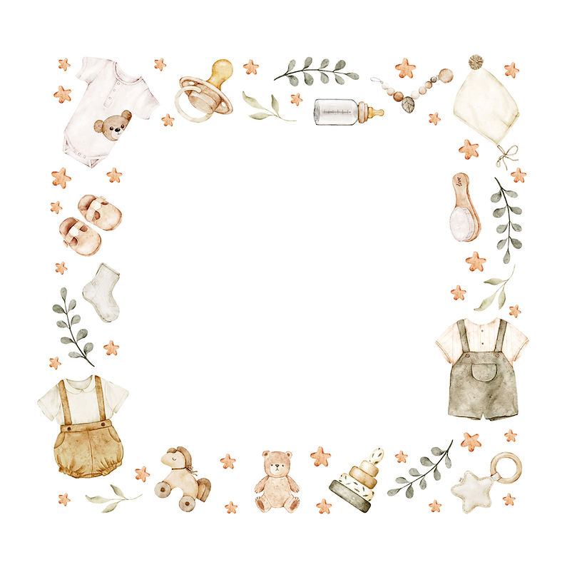 Bebek Temalı Dekoratif Çerçeve