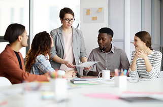 Team-Collaboration-Besprechung