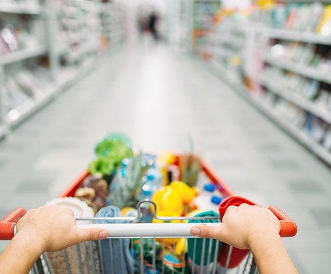 Grocery Shopping Scene