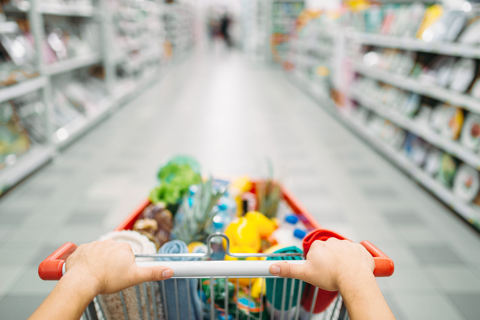 Grocery Shopping Scene
