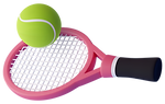 Tennis Equipment Illustration