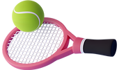 Tennis Equipment Illustration