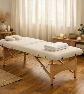 Massage Table Setup