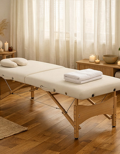 Massage Table Setup