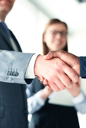 Handshake in the Office