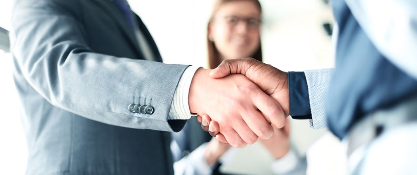 Handshake in the Office