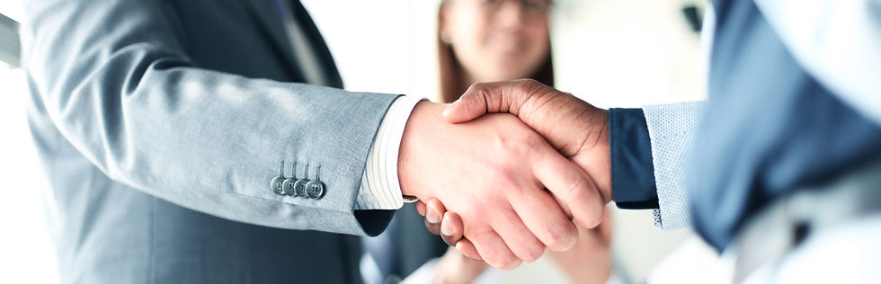 Handshake in the Office