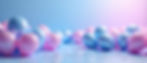 Pink and Blue Balloons