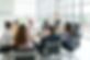 Meeting in an office