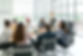 Meeting in an office
