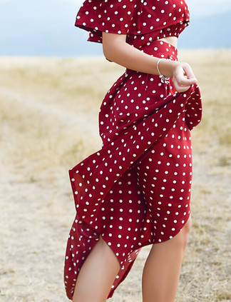 Red Polka Dot Dress