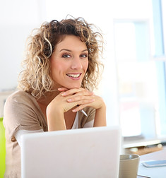 Smiling Office Worker