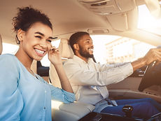 Couple Driving Together