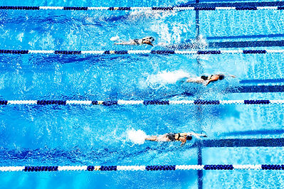 Professionele zwemmer