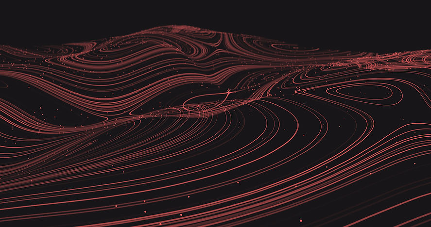 Red Abstract Lines