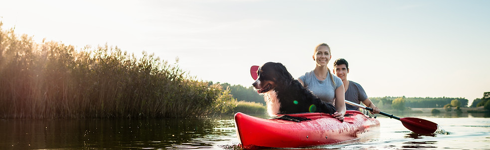 Kayaking with Family Dog